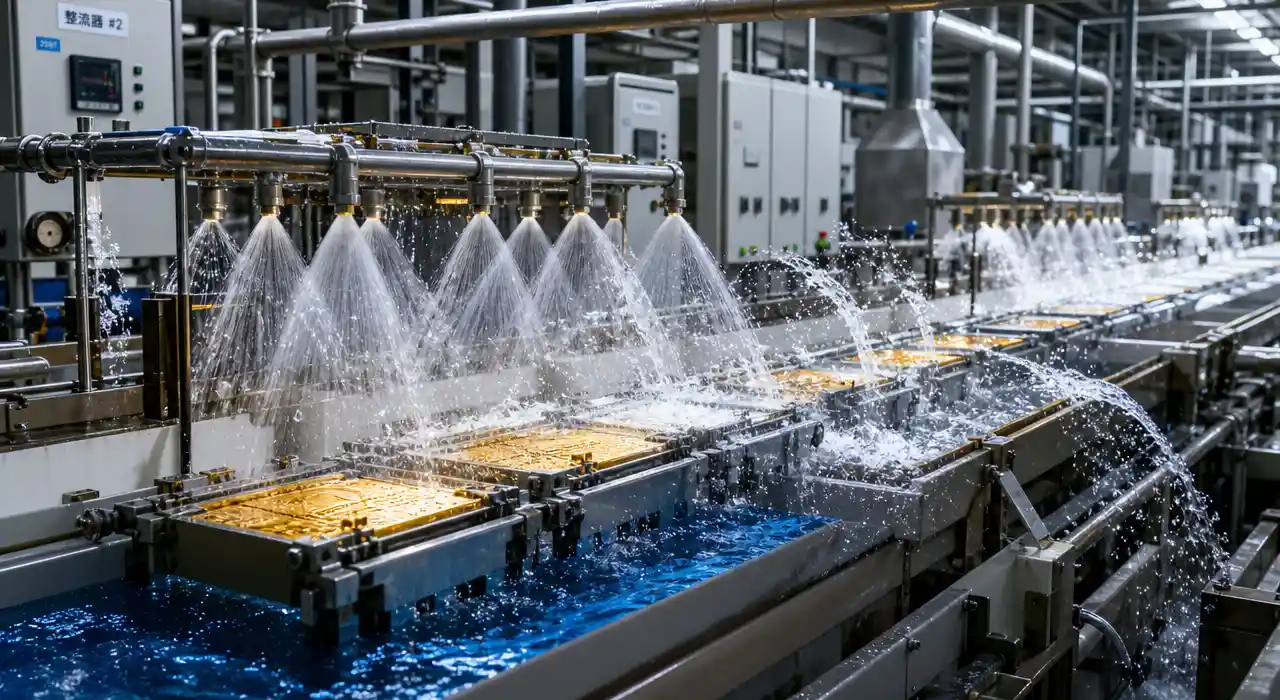 Electroplating cleaning