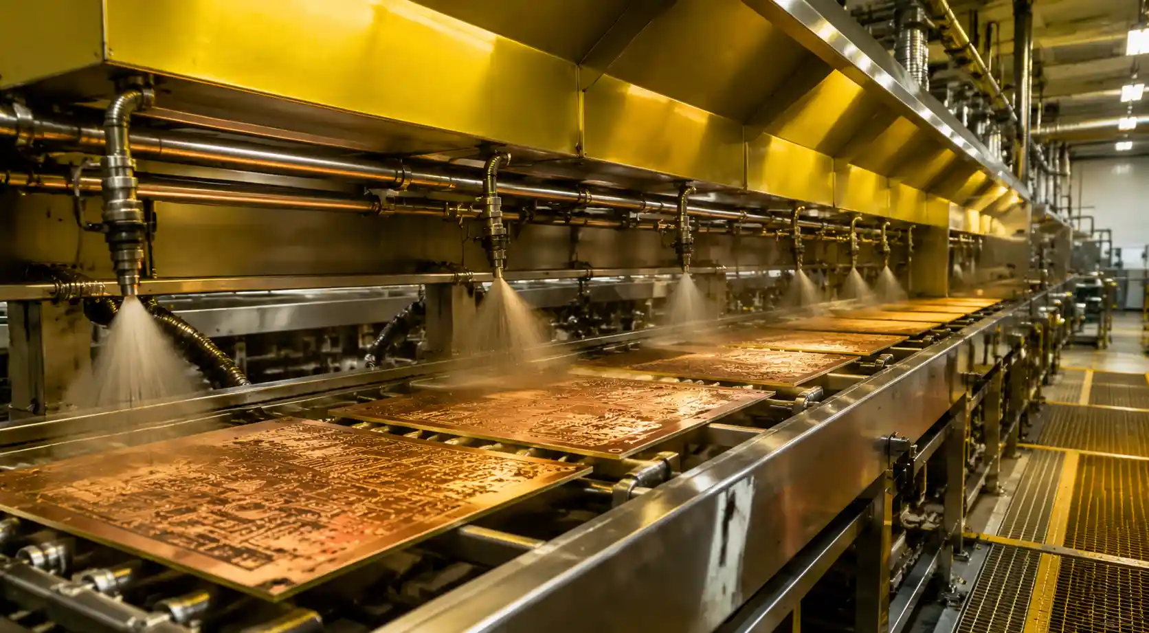 Conformal coating uniform application on PCB