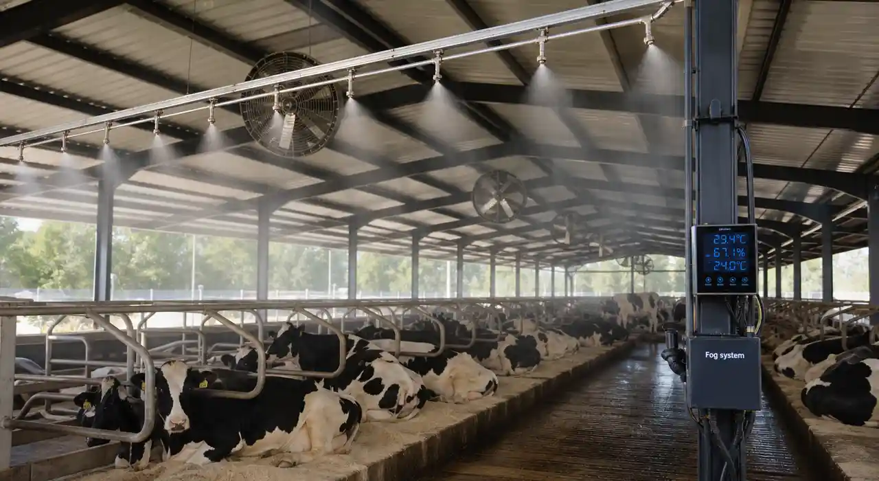 Dairy farm cooling system case