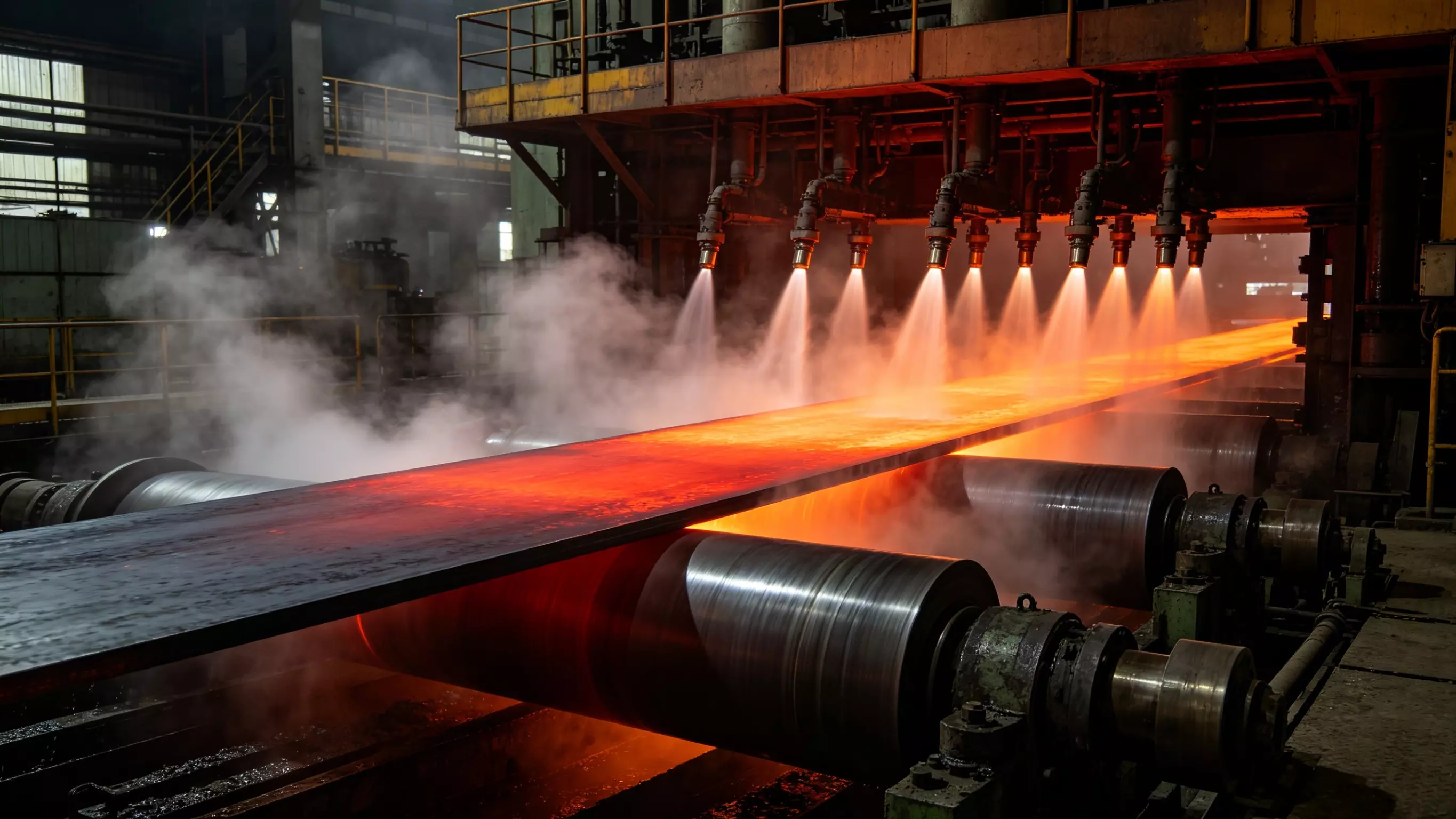 Hochleistungs-Industriedüsen für die Stahlindustrie: Entkalkungs- und Kühllösungen